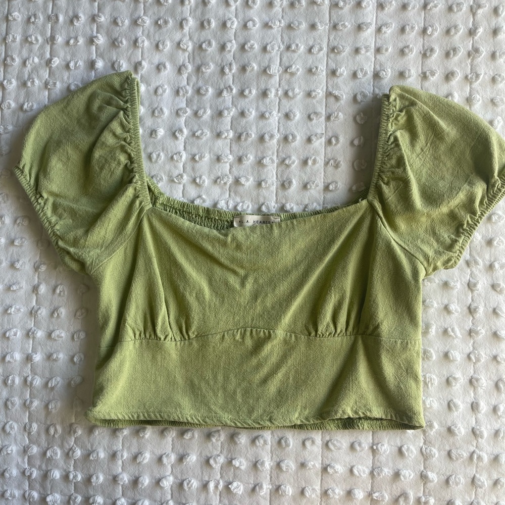 pacsun puff sleeve top